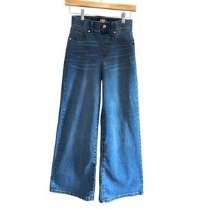 Rewash Wide Leg Flare Jeans in Blue Wash